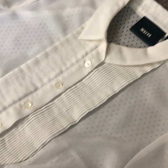 Anthropologie Maeve pintuck blouse polka dot back - Picture 4 of 8